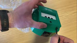 Surface Mounted IP67 Door Release Callpoint Green