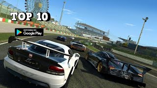 TOP 10 MEJORES JUEGOS DE AUTOS REALISTAS DE CARRERA ALTOS GRAFICOS ANDROID