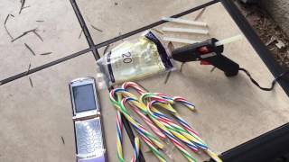 CANDY CANE PHONE CASE AND DROP TEST