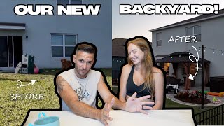 We FINALLY finished our backyard!!