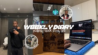 WEEKLY DIARY: re✩listic week in my life | cleaning & organising, last exams, how I edit my vlogs