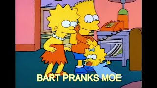 The Simpsons Bart Pranks Moe
