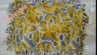 Without stitching pillow cover || Reuse old cloth || Pillow cover without stitching