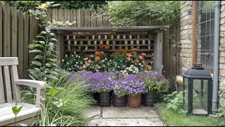 Rustic Backyard Farmhouse Garden You Can Build from Scrap