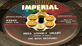 Ross Brothers - Miss Lonely Heart (1958) HD