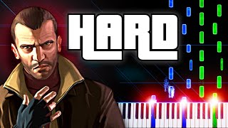 Grand Theft Auto IV Theme - Piano Tutorial