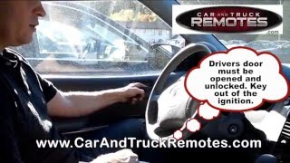 Toyota Tundra Replacement Remote Programming 2004 2006