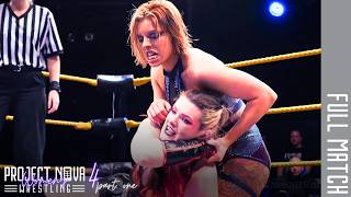 Women's Wrestling — Kat Von Kay vs. Violet Nyte | Women's Tournament (NOVA Women's Wrestling 4)
