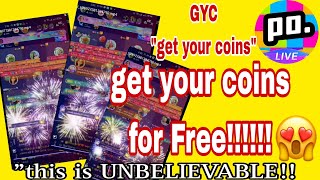 PAANO MAKAKUHA NG MGA FREE COINS SA POPPO LIVE APP? | |fireworks  | GYC "get your coins" #livestream