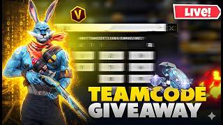 FREE FIRE LIVE CUSTOM ROOM GIVEAWAY | FF LIVE TEAM CODE GIVEAWAY | FF LIVE GIVEAWAY DJ ALOK |FF LIVE