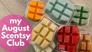 My Scentsy Club Order for August 2020