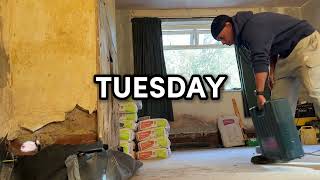I tried bricklaying (badly) | Week 19 of Renovating My First House | UK DIY Home Renovation