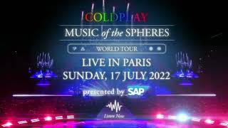 Coldplay - The Wave NEW SONG (Live from Paris 2022)