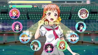Love Live rhythm game normal difficulty -DIVE!