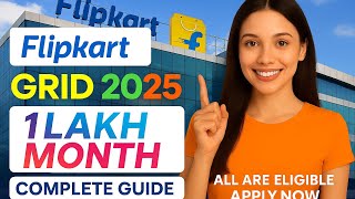 Flipkart GRiD 2025 I  ₹1 Lakh Stipend 💰🔥 || Free Hiring | Complete Guide | Flipkart GRiD 7.0 CONTENT