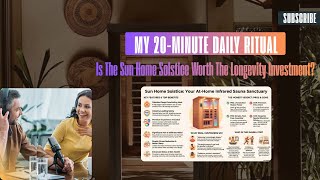 20 Minutes to Detox: Sun Home Solstice™ FIR Sauna Review (Is This The Fastest Way to Heat Up?)