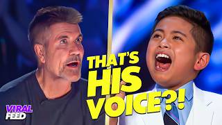10-Year-Old SHOCKS Judges Singing Celine Dion & Whitney Houston on AGT!