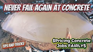 Concrete 101 - Everything You Need To Know About Pouring/Pricing Concrete POV Cam