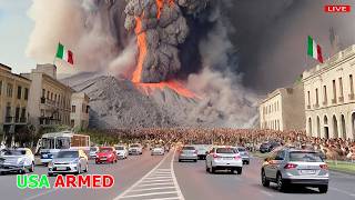 Sicily: 1 hour after warning eruption Mount Etna, as earth rose rumbling across Plains