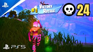 Fortnite Chapter 7 Solo Zero Build Victory Royale – 24 Eliminations | PS5