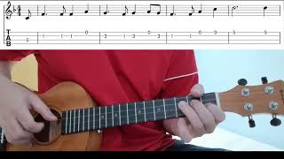 Auld Lang Syne - Ukulele Melody Tab