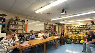 School Board Meeting 8-29-2024