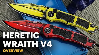 Heretic Wraith V4 - Cel Shade MagnaCut Bowie Automatic Overview
