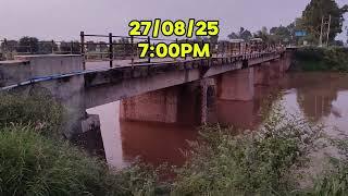 Gaggar river Haryana normal range water desi Khan records #gaggarriver #water #level