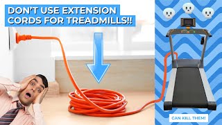 Don't Use Extension Cords on Treadmills! | Prolongs it's life