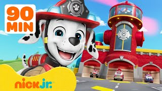 Best PAW Patrol Fire Rescue Moments! 🚒🔥 #2 | 90 Minutes | Nick Jr.
