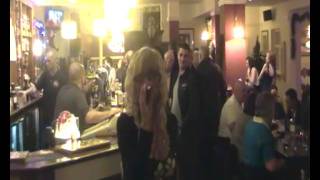 New Years eve Angela Murphy on Karaoke
