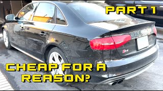 I bought the cheapest B8.5 Manual S4!  It's way worse than I thought! B8.5 Project Car PART 1