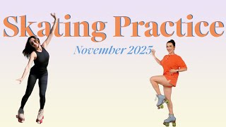 Small-Space Roller Skating Practice | Strut Training + Corkscrew Spin | “Shake Your Groove Thing”