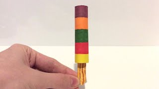 How to Make Paper Fruit Pastille Ice lolly