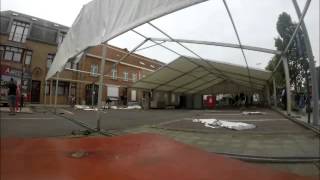 Tentopzetting Tourpassage