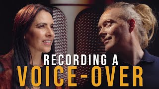 RECORDING a voice-over with Leah Vandenberg