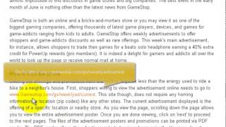 How to get the GameStop Weekly Ad?