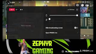 Live streaming of Zephyr GAMING
