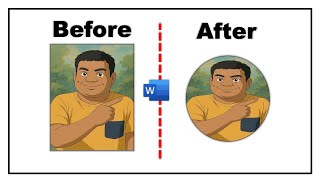How To Insert Circle Picture in Word