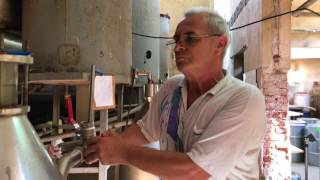 Lavender oil distillation