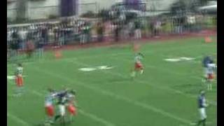 Grasty-Amos over the shoulder 42yd TD