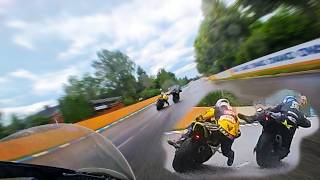 Crazy Wet Road Race Battle at the LIMIT