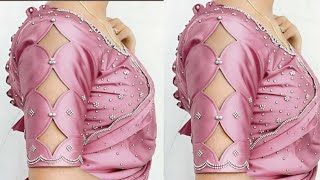 new sleeve design cutting and stitching | trending baju | blouse sleeve design cutting | baju 2025