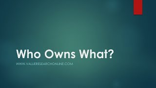 who owns what? mutualfund and stock