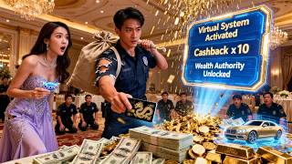 Poor Guard Humiliated by Rich, Accidentally Activated Cashback x10, Instantly Earned $10B #movie