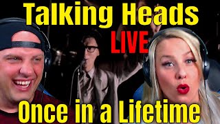 Reaction To Talking Heads - Once in a Lifetime (LIVE) Los Angeles '83 | THE WOLF HUNTERZ REACTIONS