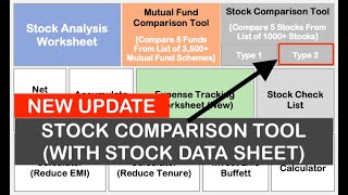 Video Guide - Stock Comparison Tool With Stock Data Sheet (New Version)