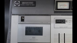AIWA AD1600 Vintage HI-FI Cassette Deck 1977 Part 1 (4K)
