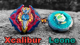 Sieg Xcalibur vs Rock Leon||Battle