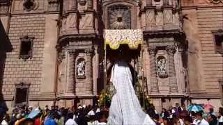 Procesión Virgen del Carmen llegada a Catedral Metropolitana S.L.P.